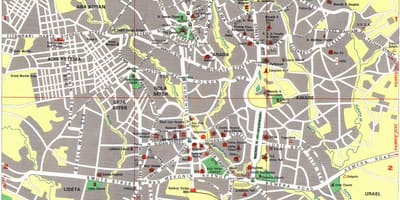 Карта пам'яток Варшави 